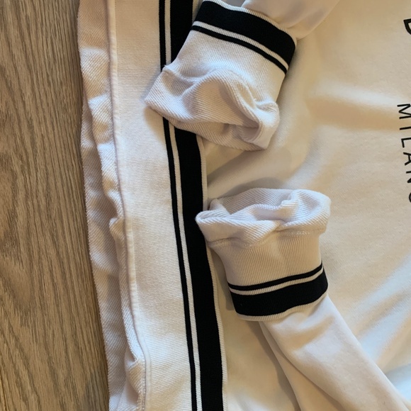 Dolce & Gabbana Men's White Logo Hoodie Sz 48 - Picture 9 of 15